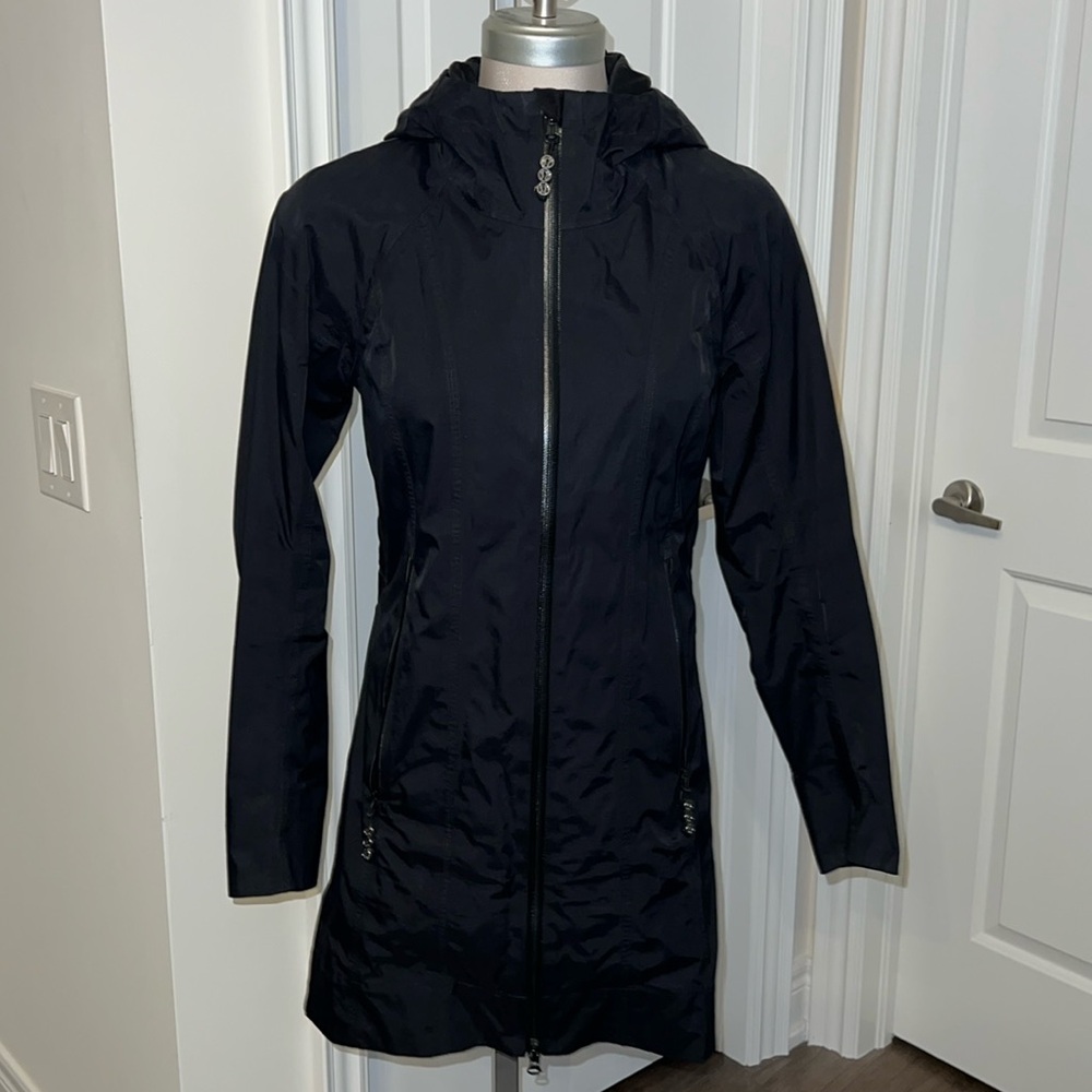 Lululemon Athletica Jackets & Coats | Lululemon Long Black Rain Coat